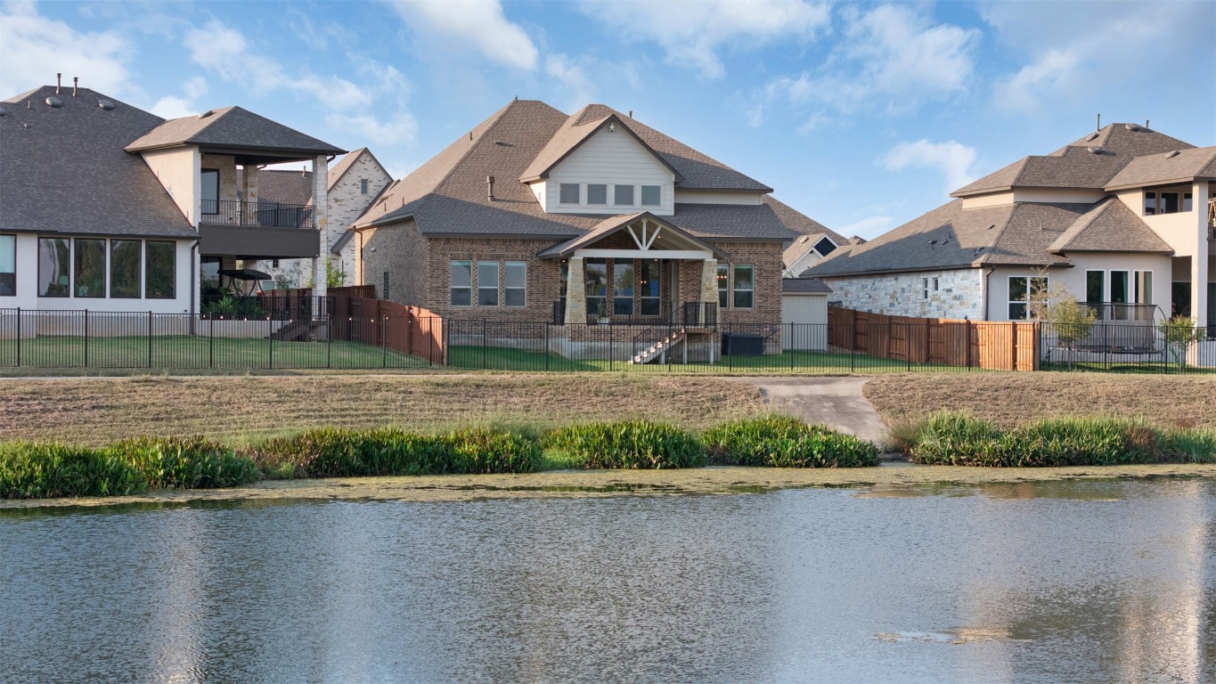234 Rio Ranchero Road Georgetown, TX 78628 - Photo 38 of 39 View from Pond to Backyard