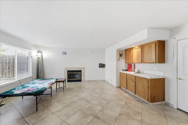 a room with furniture and window