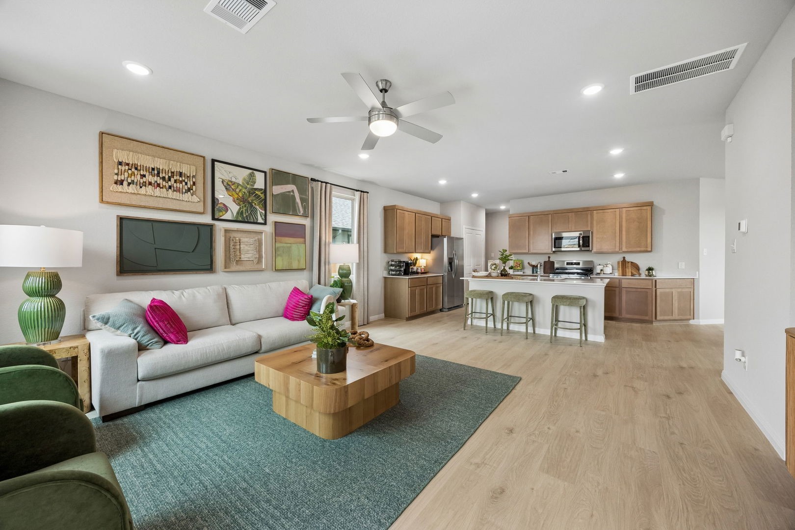 1144 Pine Rivage Drive Huffman, TX 77336 - Photo 9 of 28 Living Room in the Oak home plan by Trophy Signature Homes – REPRESENTATIVE PHOTO
