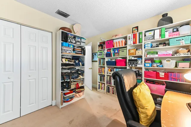 a view of store room with shelves