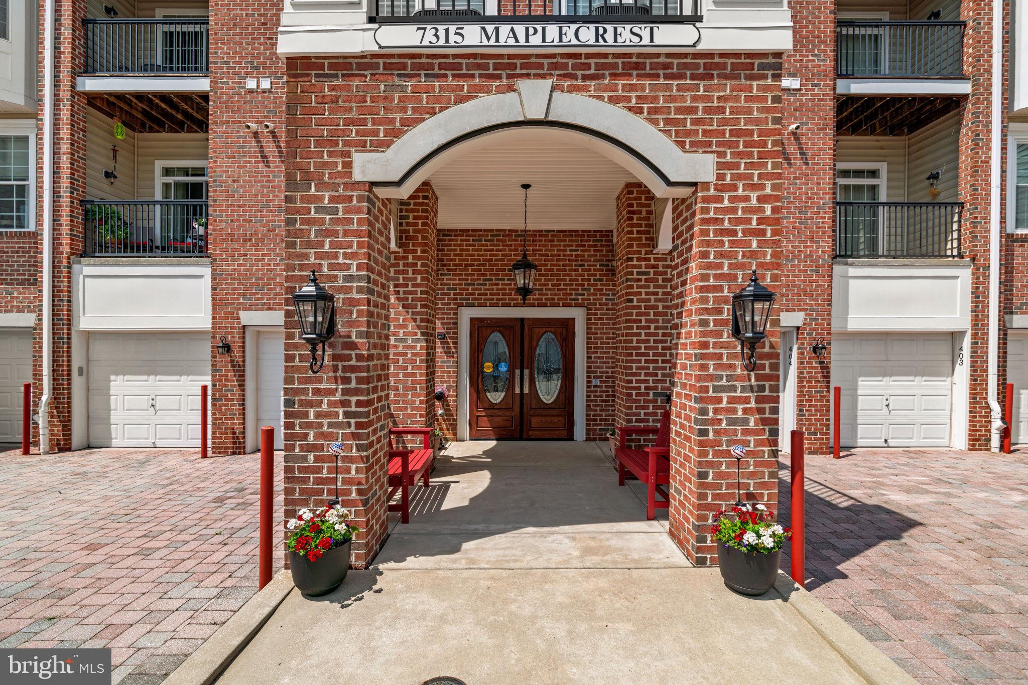 7315 Maplecrest Road, Unit 104 Elkridge, MD 21075 - Photo 4 of 58 a view of entryway with a balcony