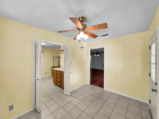 a view of an empty room