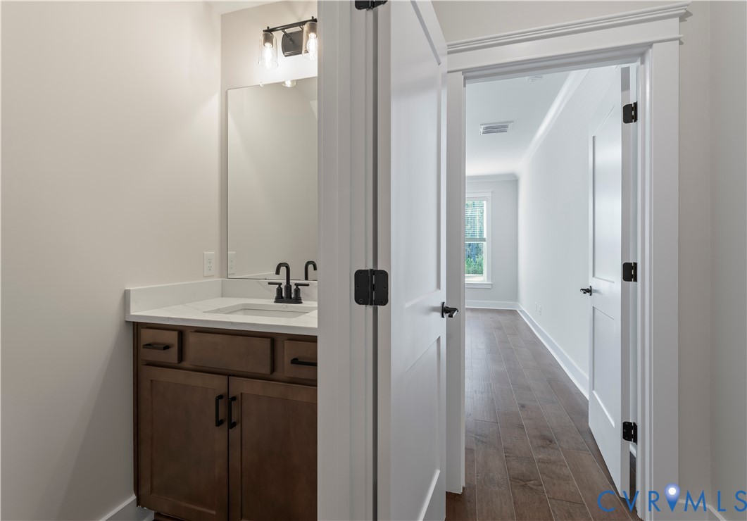 3708 Rocketts Rdg Drive Goochland, VA 23063 - Photo 14 of 29 a view of a bathroom from a hallway