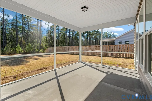 a view of a bathtub in a room