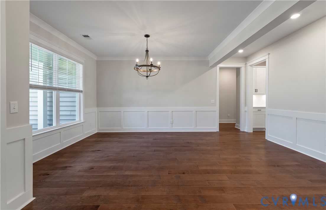 3708 Rocketts Rdg Drive Goochland, VA 23063 - Photo 4 of 29 wooden floor in an empty room with a window