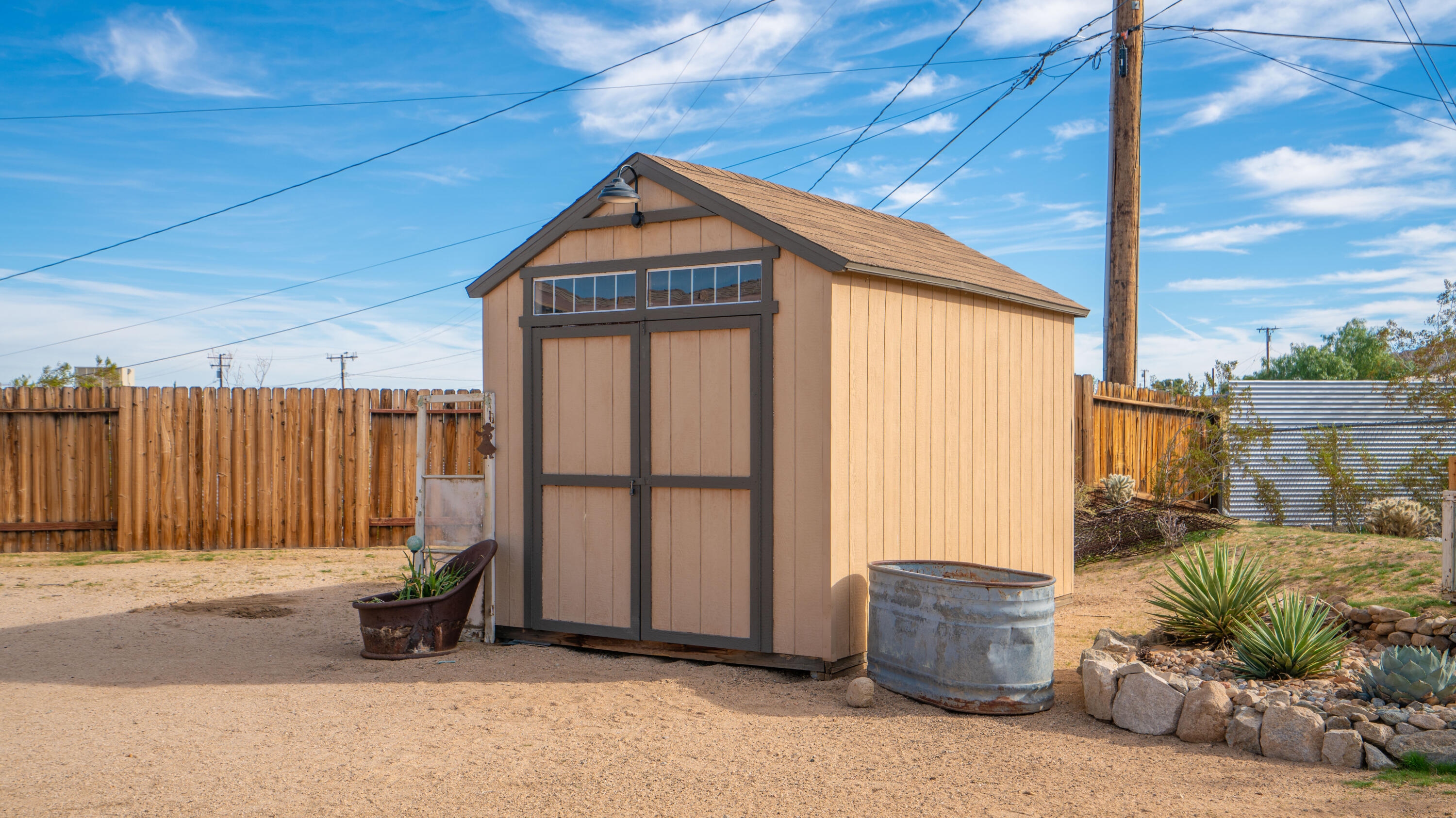 61869 Grand View Circle Joshua Tree, CA 92252 - Photo 22 of 34 Storage shed 2