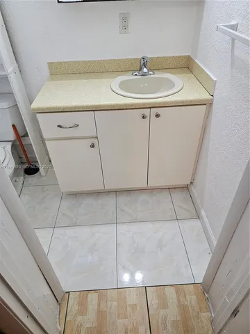 a bathroom with a sink