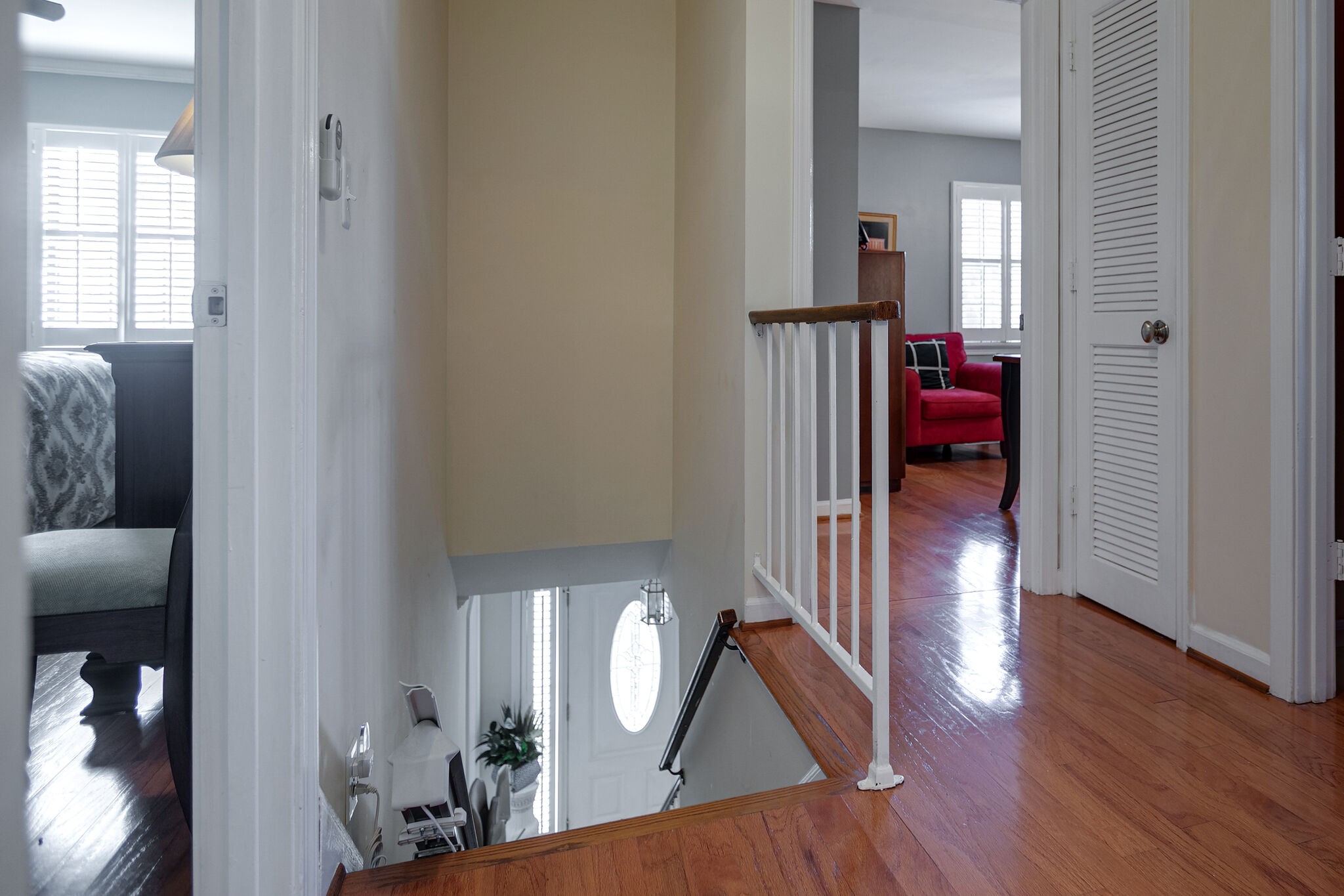 1011 General George Patton Road Nashville, TN 37221 - Photo 20 of 30 a view of a hallway with wooden floor and furniture