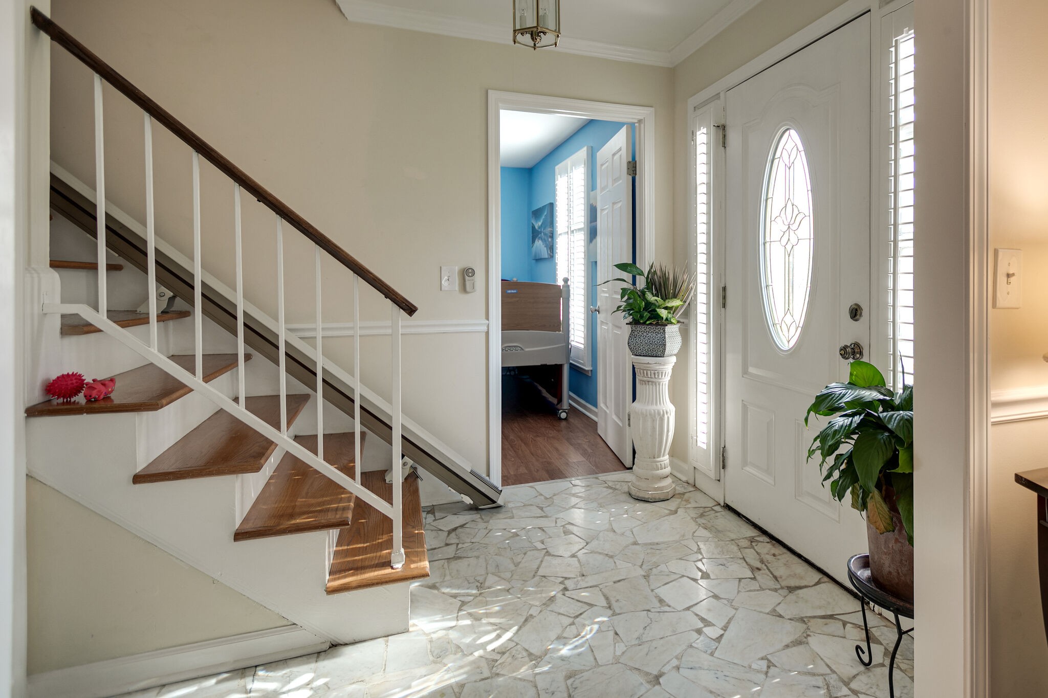 1011 General George Patton Road Nashville, TN 37221 - Photo 4 of 30 a view of entryway and hall with wooden floor