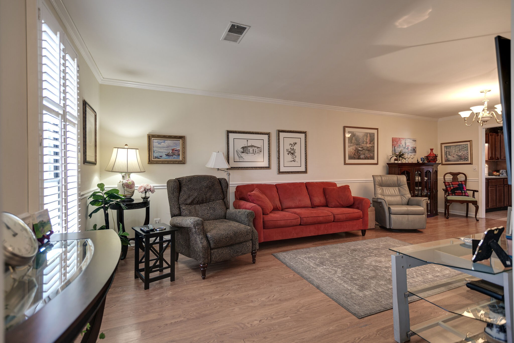 1011 General George Patton Road Nashville, TN 37221 - Photo 5 of 30 a living room with furniture and wooden floor