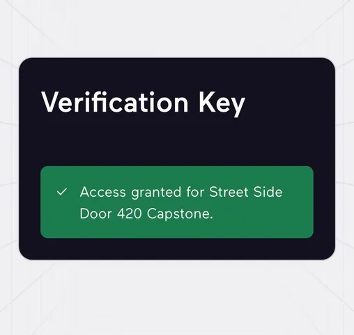 a view of front door