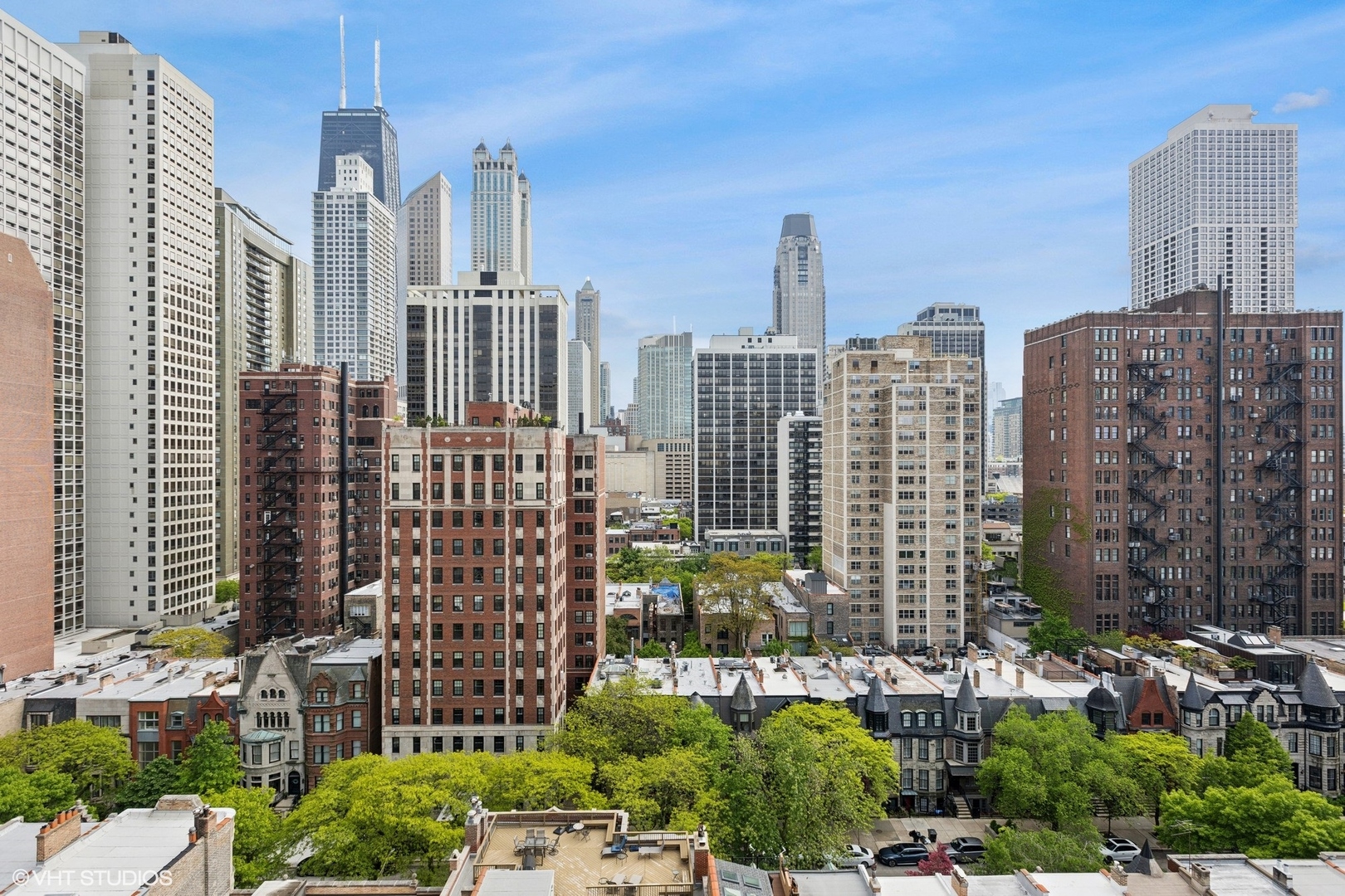 71 East Division Street, Unit 1606 Chicago, IL 60611 - Photo 25 of 34 a view of city with tall buildings
