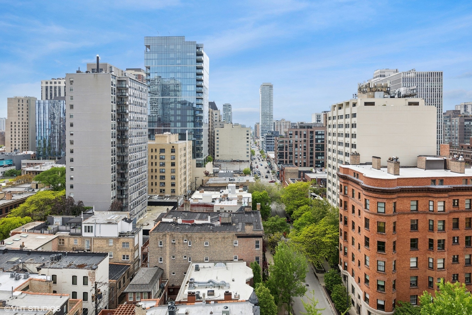 71 East Division Street, Unit 1606 Chicago, IL 60611 - Photo 10 of 34 a view of city with tall buildings