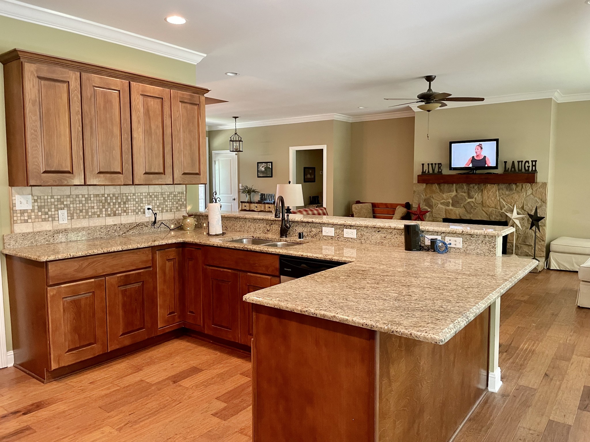 470 Clarks Store Sinking Fork Road Cerulean, KY 42215 - Photo 13 of 42 a kitchen with a sink a counter top space and appliances