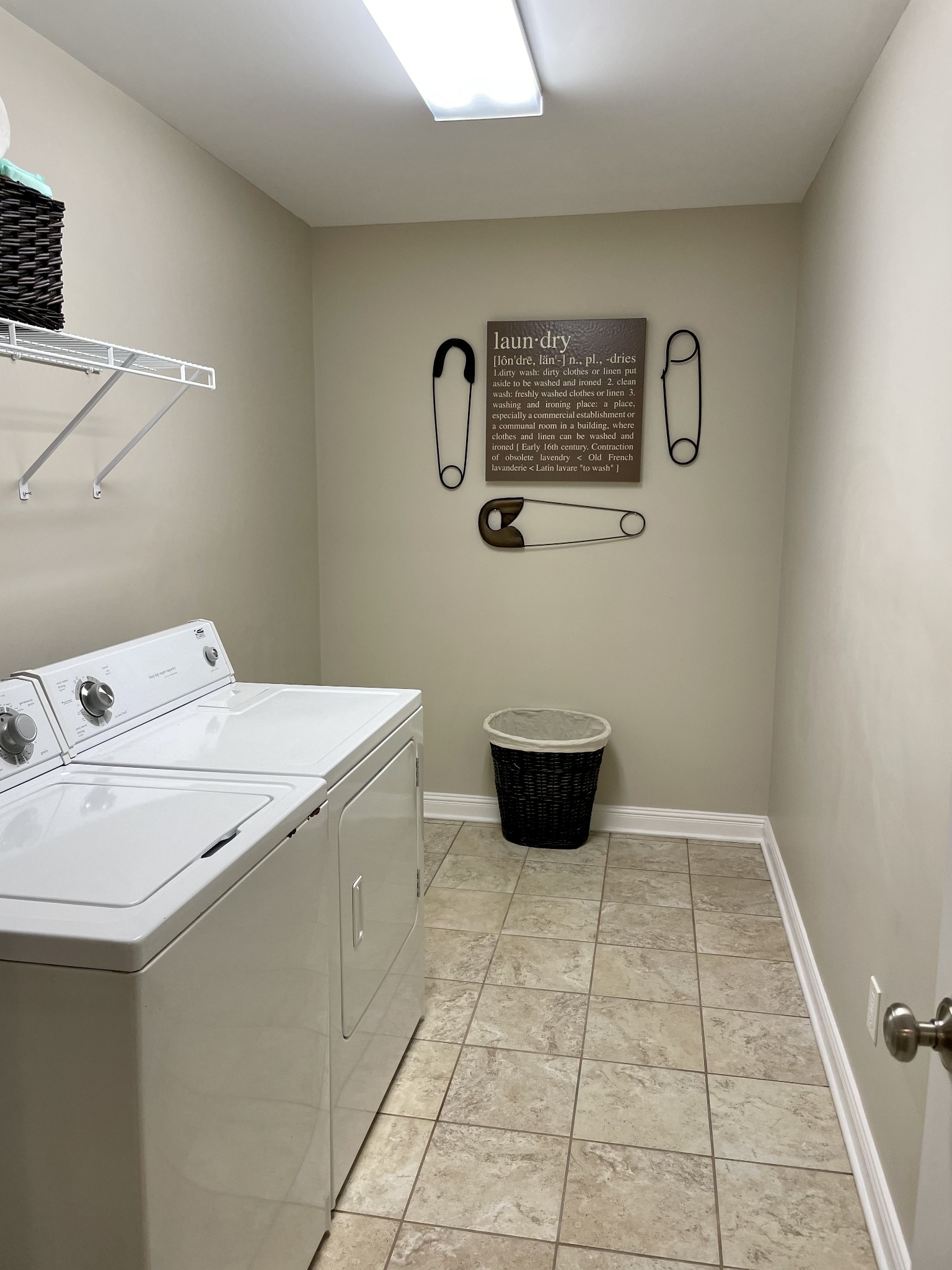 470 Clarks Store Sinking Fork Road Cerulean, KY 42215 - Photo 17 of 42 a room with a washing machine