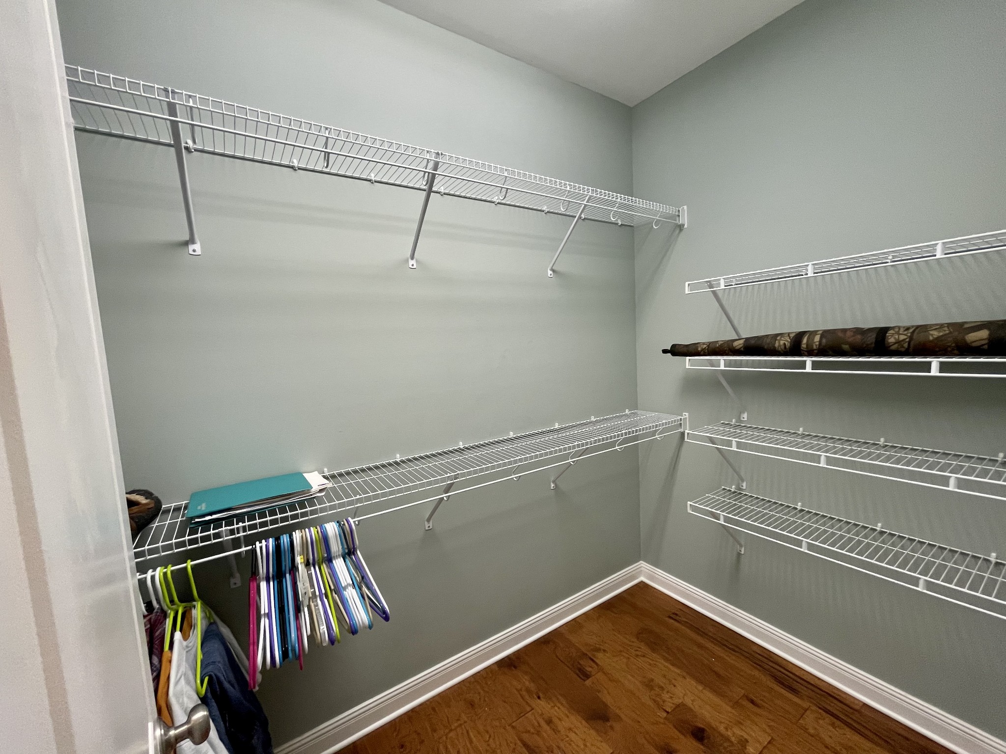 470 Clarks Store Sinking Fork Road Cerulean, KY 42215 - Photo 24 of 42 a view of storage and utility room with racks on the wall