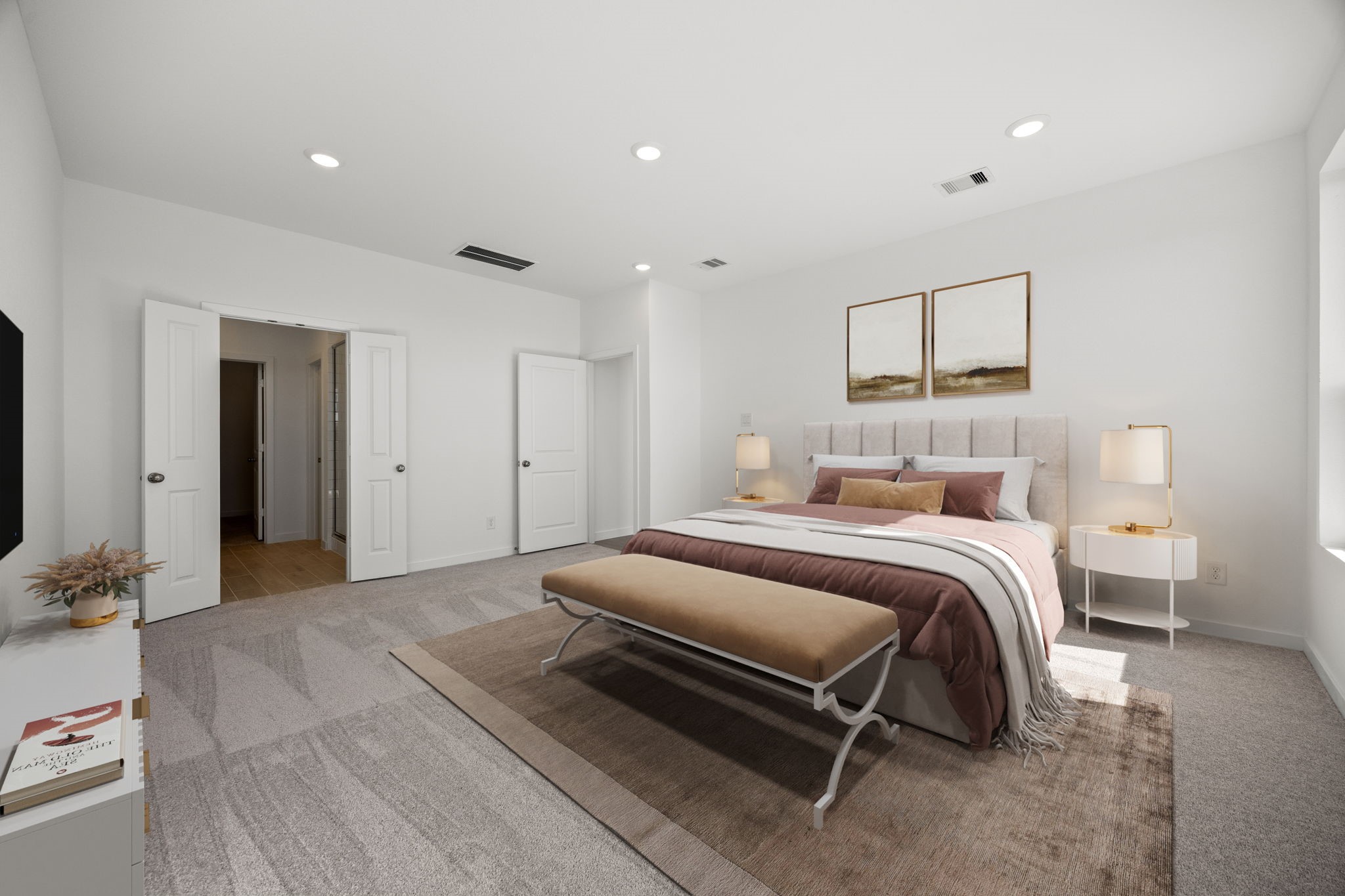 28947 Rustic Robin Lane Hockley, TX 77447 - Photo 12 of 33 Primary Bedroom with private en suite. Virtually Staged.