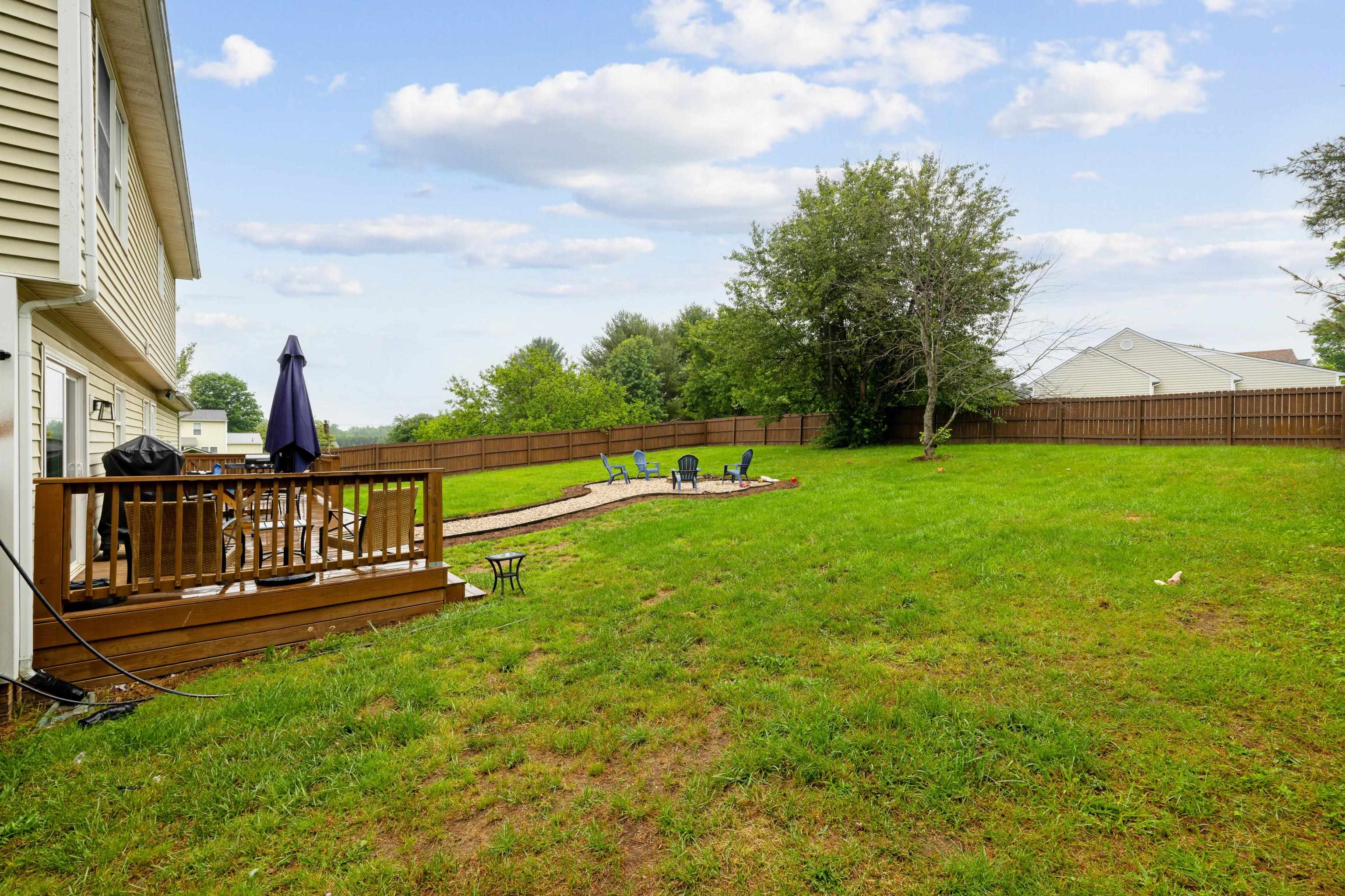 701 Horseshoe Circle Stuarts Draft, VA 24477 - Photo 48 of 70 a view of an outdoor space with deck and a yard