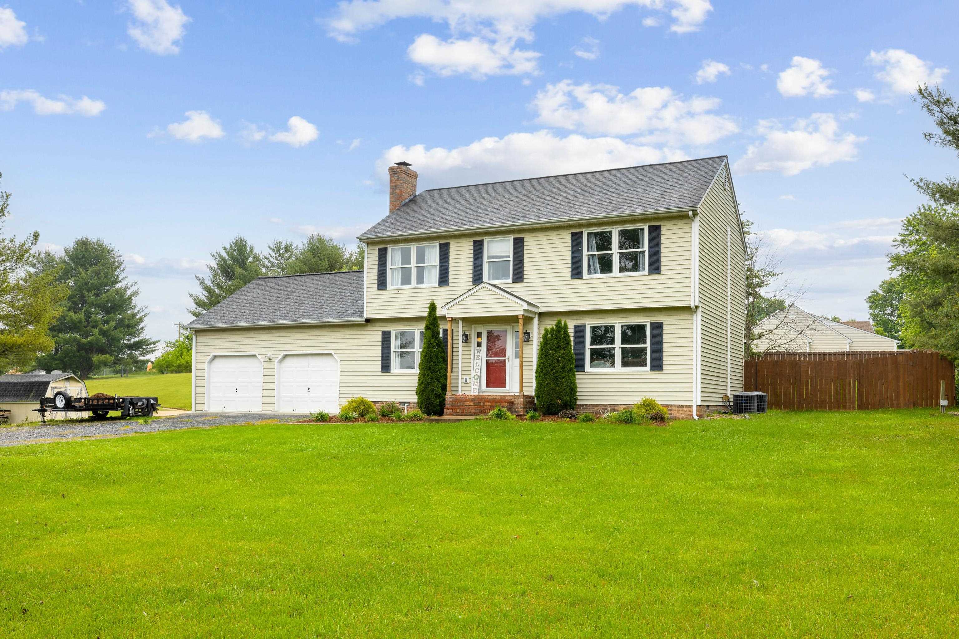 701 Horseshoe Circle Stuarts Draft, VA 24477 - Photo 69 of 70 a front view of house with yard and green space