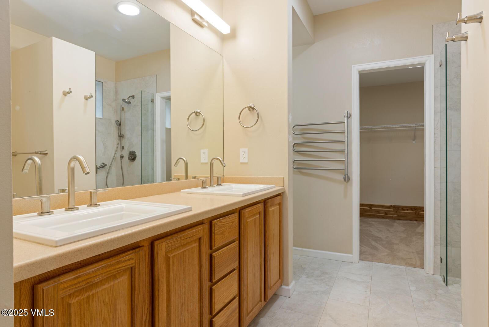260 Longview Avenue Eagle, CO 81631 - Photo 19 of 34 a bathroom with a granite countertop sink and a mirror