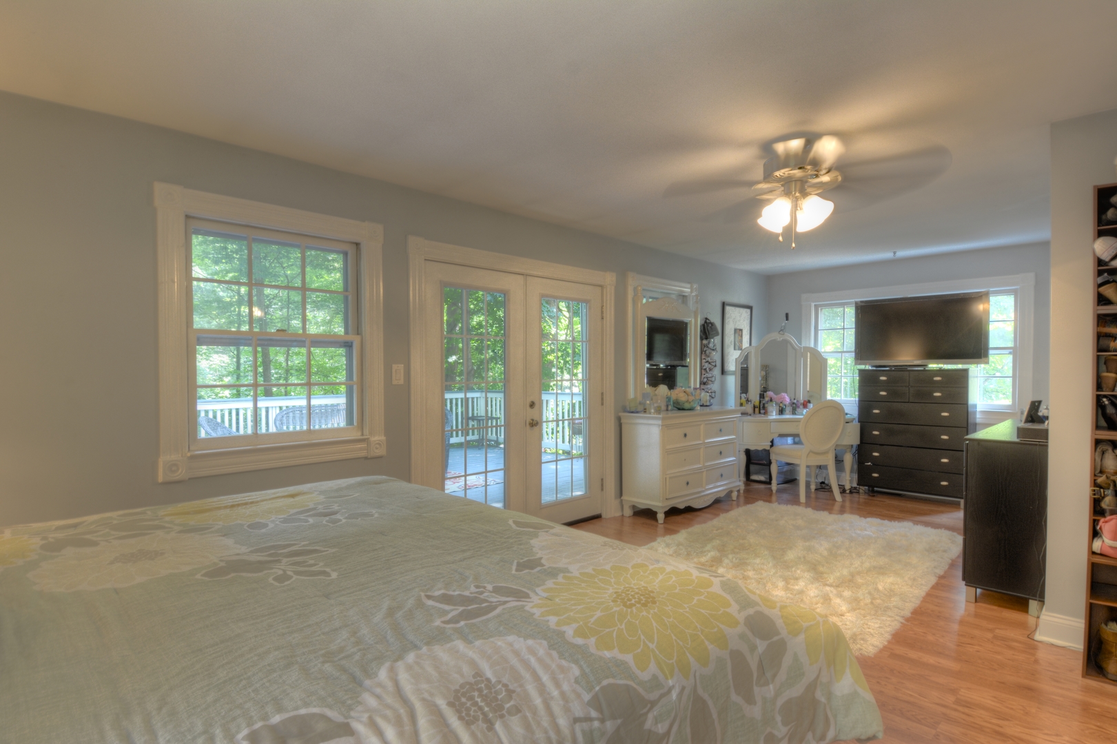 4N150 Thorntree Road St. Charles, IL 60174 - Photo 11 of 29 a bedroom with a bed large window and walk in closet