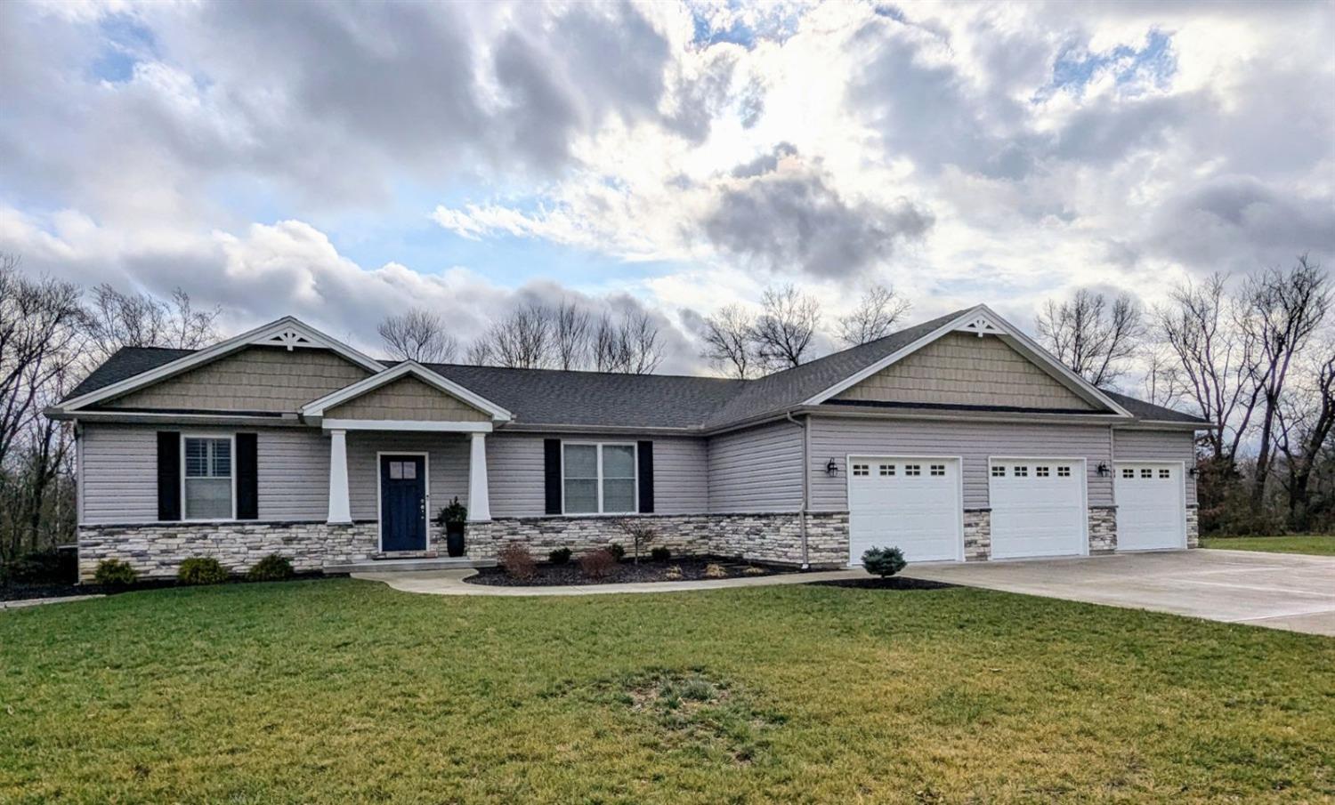 2060 Allensville Road Bennington, IN 47011 - Photo 2 of 34 3 bed, 2 full bath home with 3 car garage