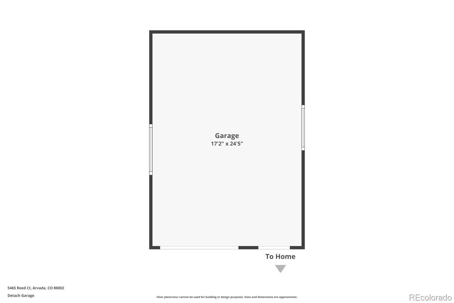 5465 Reed Court Arvada, CO 80002 - Photo 27 of 27 a picture of floor plan