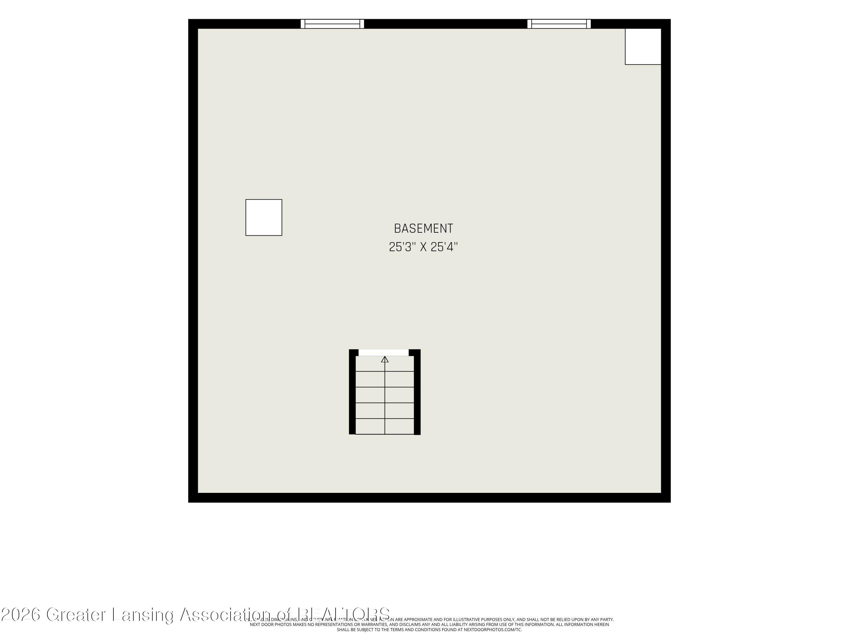 8585 North Gregory Road Fowlerville, MI 48836 - Photo 25 of 26 Basement Floor plan