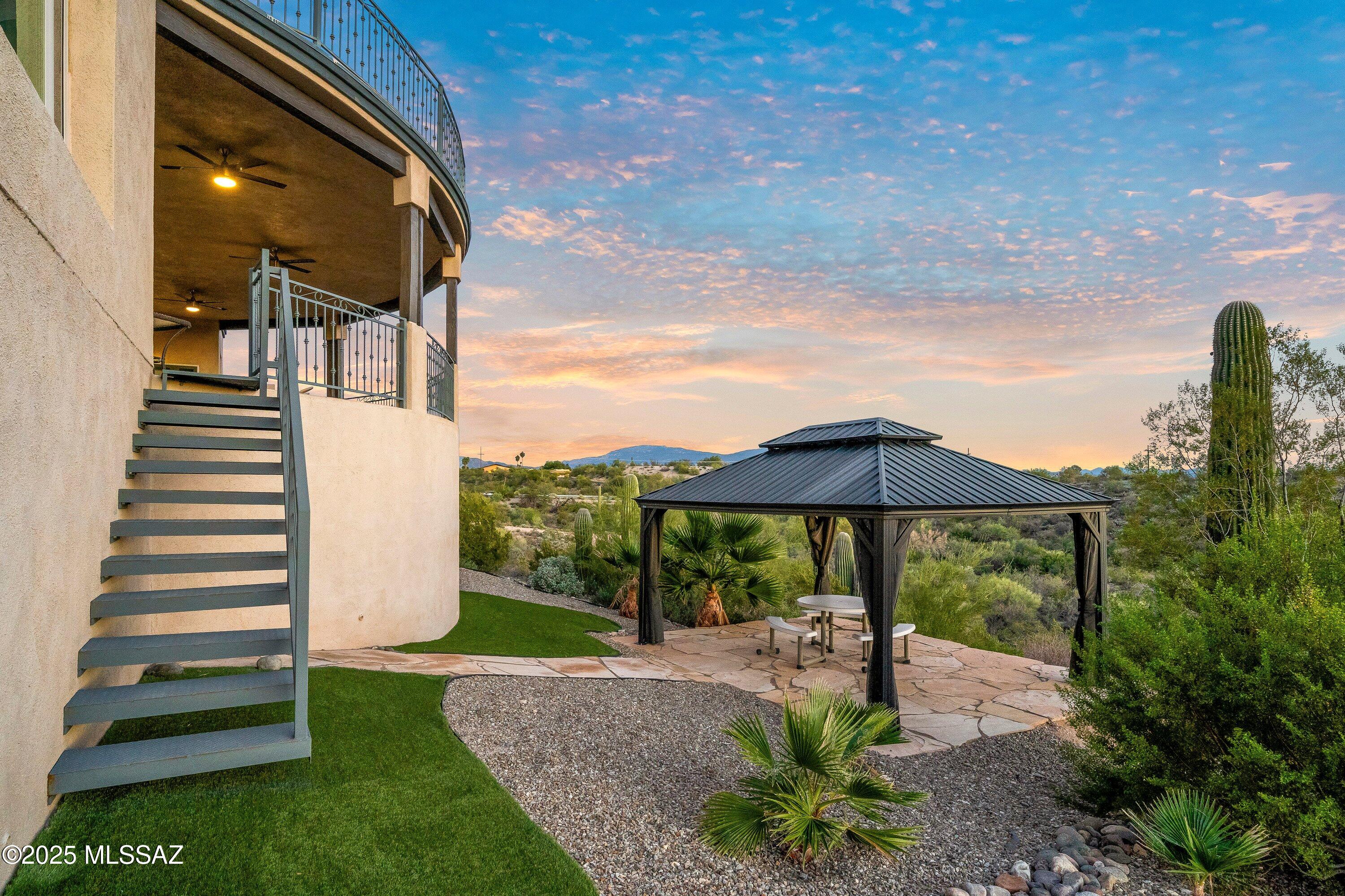 4620 East Swans Nest Road Tucson, AZ 85718 - Photo 38 of 45 Stairs to Balcony