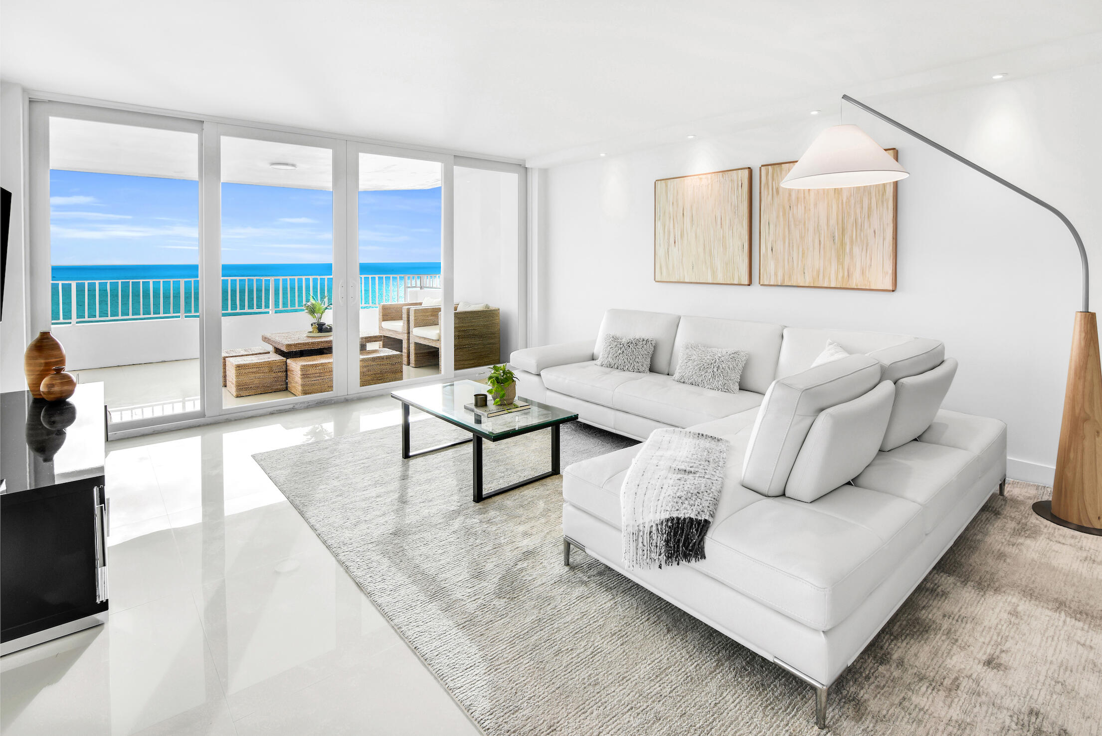 500 South Ocean Boulevard, Unit 2007 Boca Raton, FL 33432 - Photo 9 of 42 Living and balcony