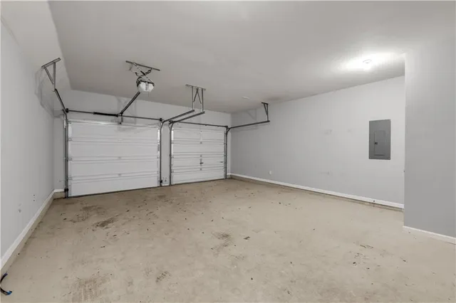 a view of a room with an empty space