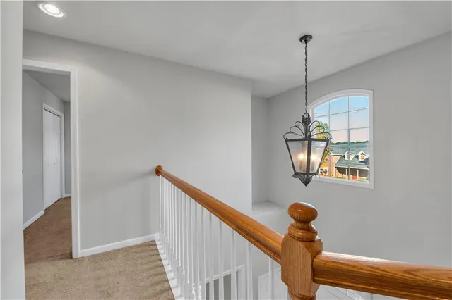 a view of empty room with windows