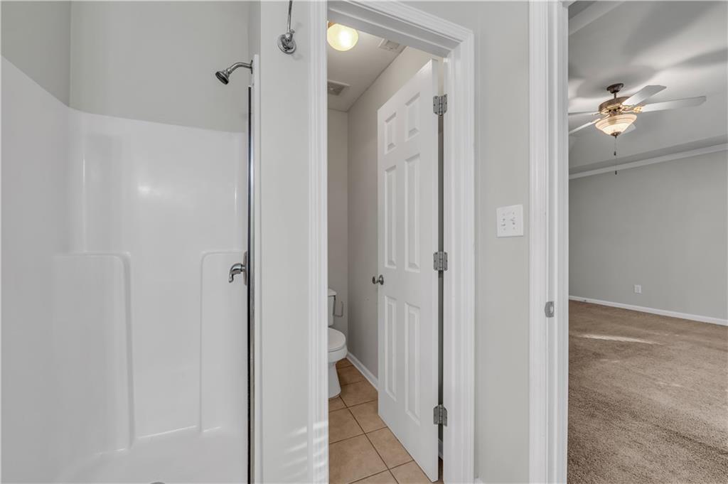 1427 Lost Bridge Road Southwest Marietta, GA 30008 - Photo 35 of 50 a view of a bathroom from a hallway