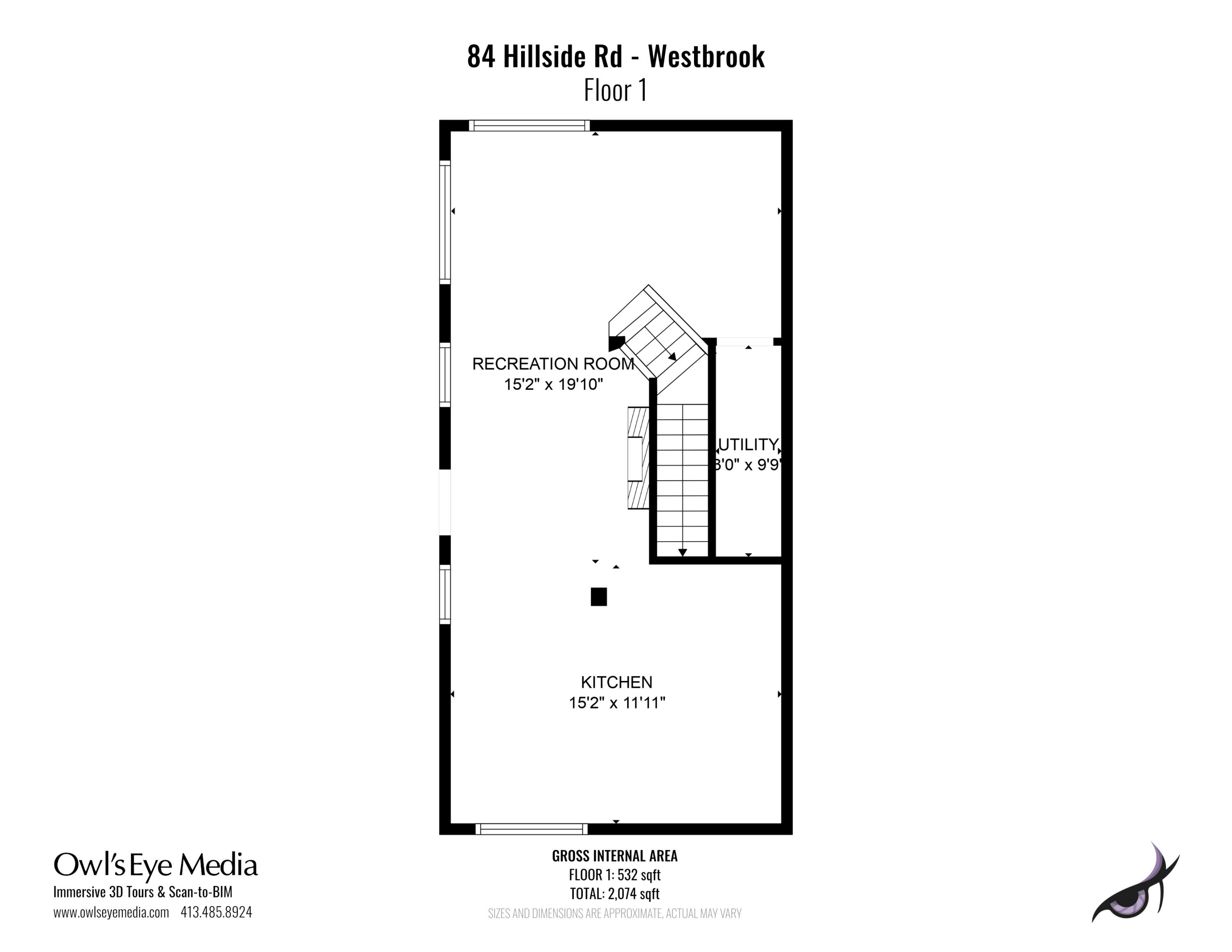 84 Hillside Road Westbrook, ME 04092 - Photo 37 of 39 1-84HillsideRd-Westbrook_FloorPlans-Floo