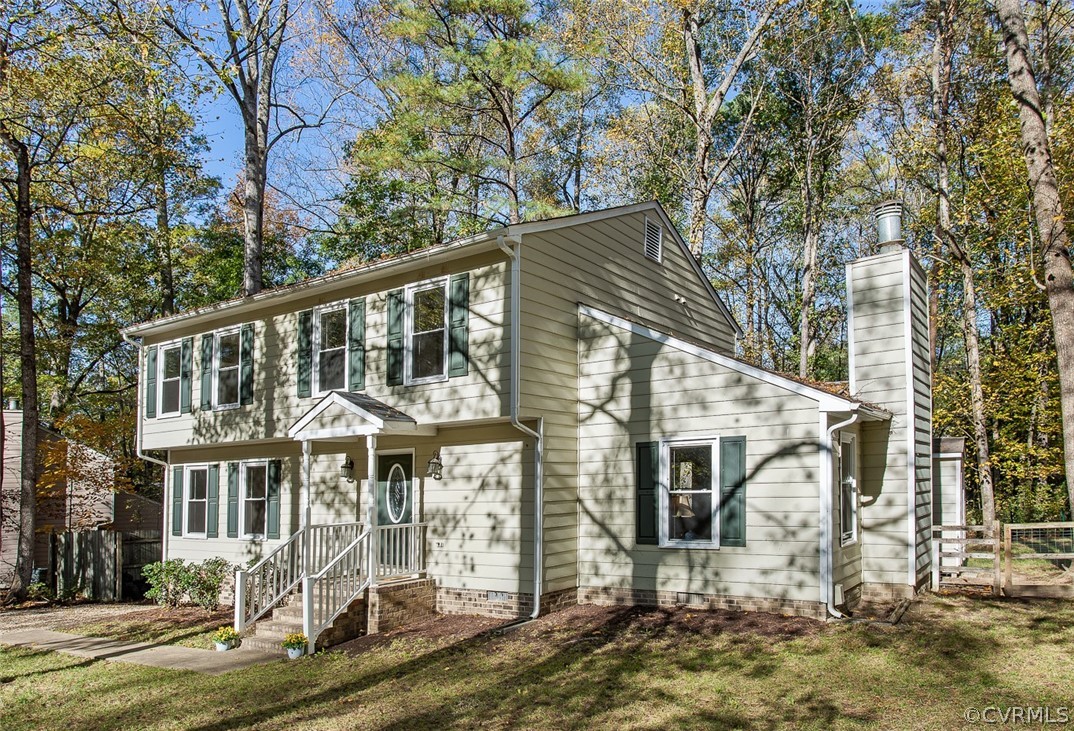 4501 Rabbit Foot Lane North Chesterfield, VA 23236 - Photo 2 of 32 a front view of a house with a yard