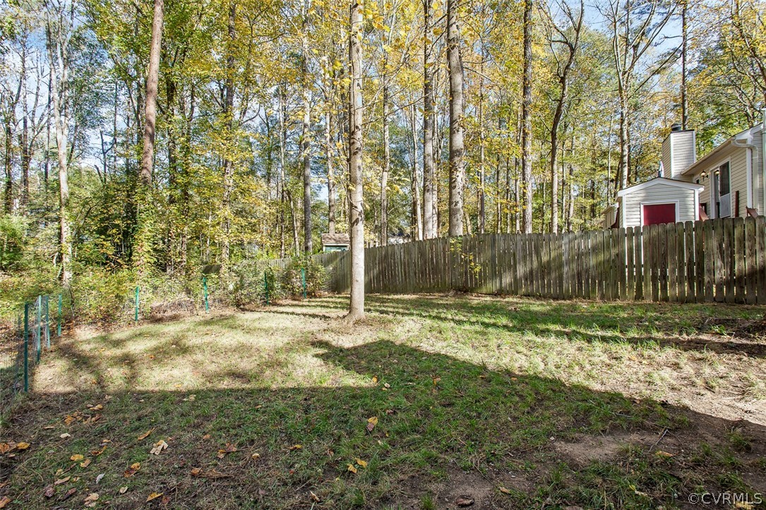 4501 Rabbit Foot Lane North Chesterfield, VA 23236 - Photo 28 of 32 a view of a yard with plants and trees