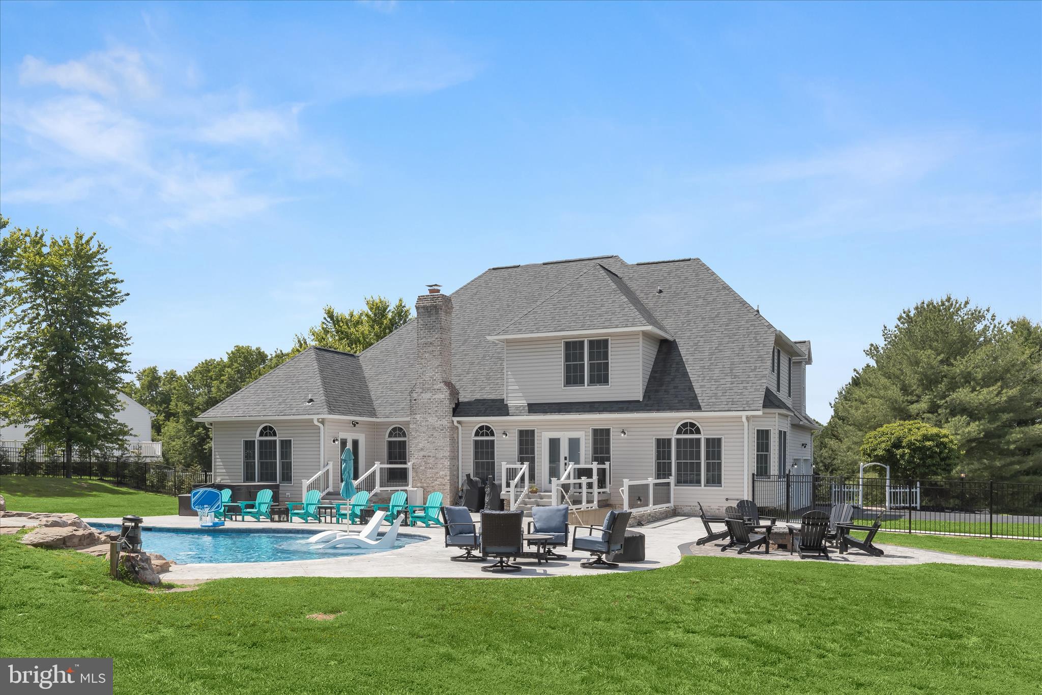 3003 Sheffield Court Fallston, MD 21047 - Photo 102 of 141 Rear Exterior and Salt Water Pool