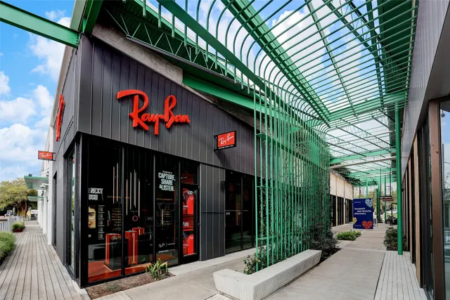 an outdoor space view with a couple of people