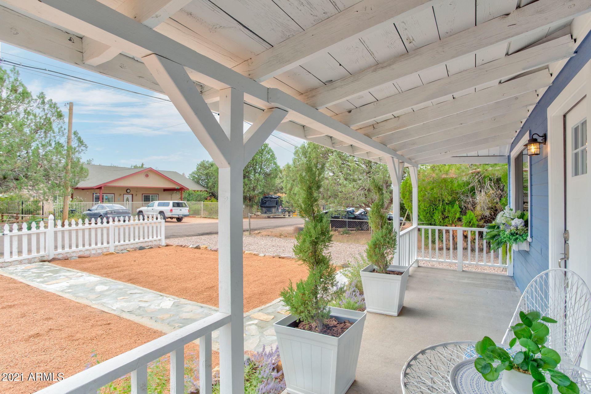 Covered front porch