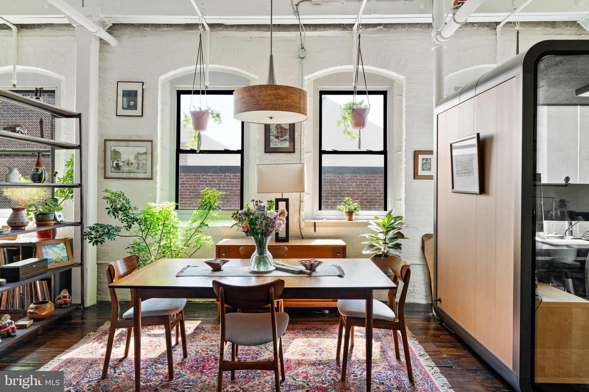 429 North 13th Street, Unit 5G Philadelphia, PA 19123 - Photo 22 of 39 a view of a dining room with furniture and window