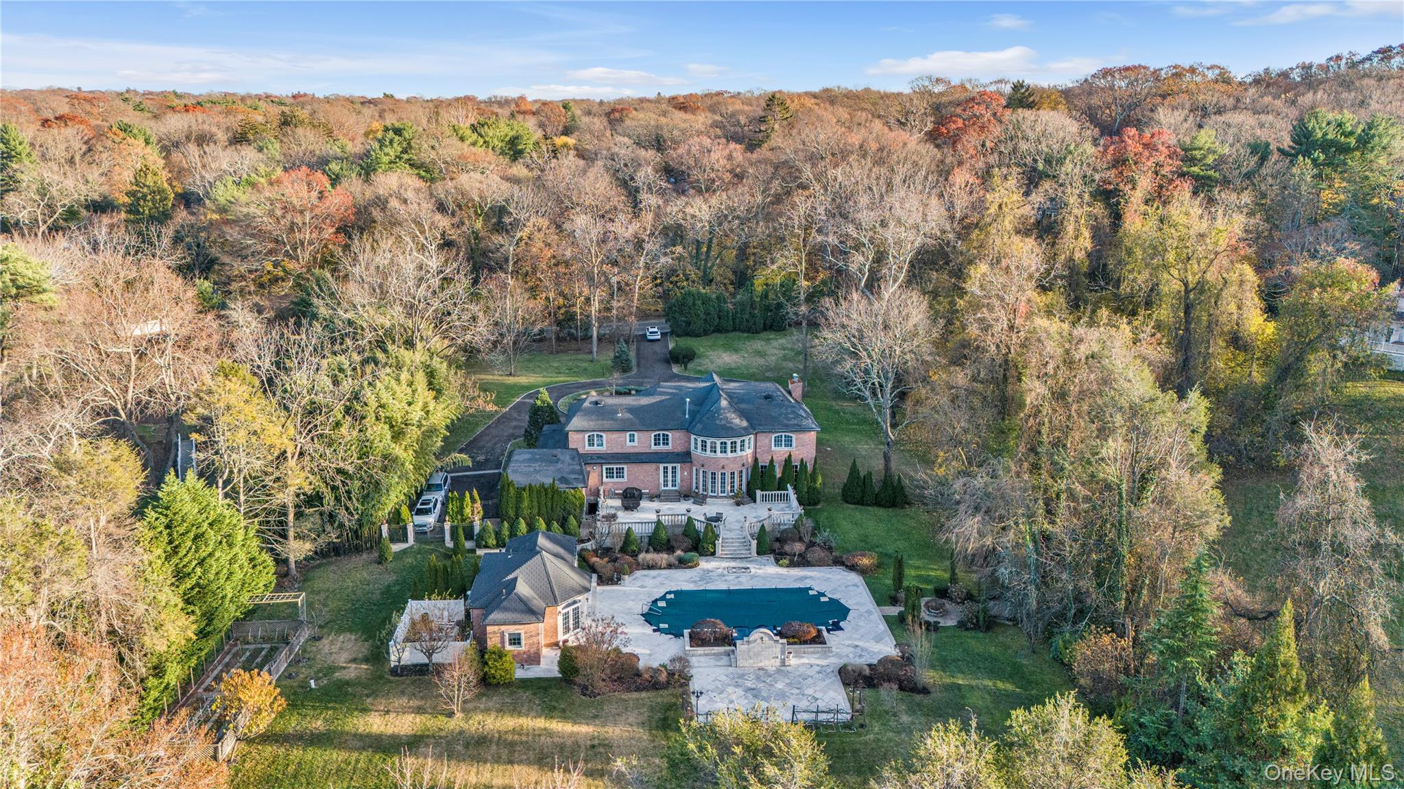 109 Wheatley Road Glen Head, NY 11545 - Photo 8 of 47 a aerial view of a house with a lake view