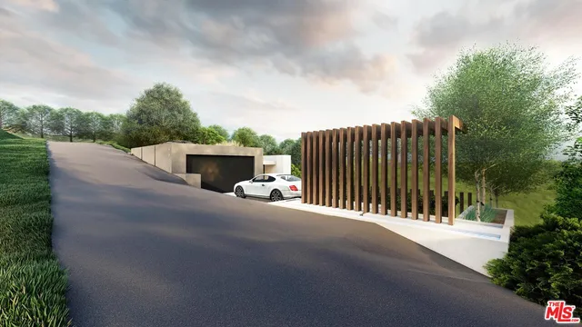 a view of a street from a outdoor space