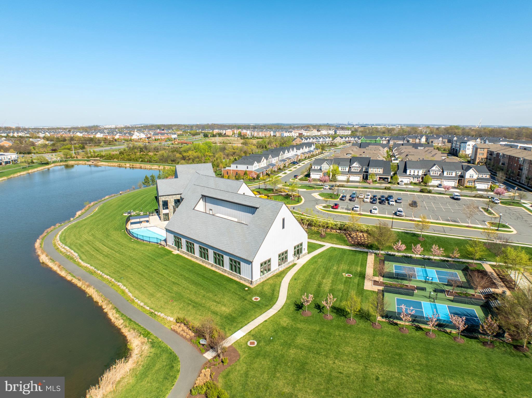 23716 September Sun Square Ashburn, VA 20148 - Photo 41 of 48 an aerial view of a house with a ocean view