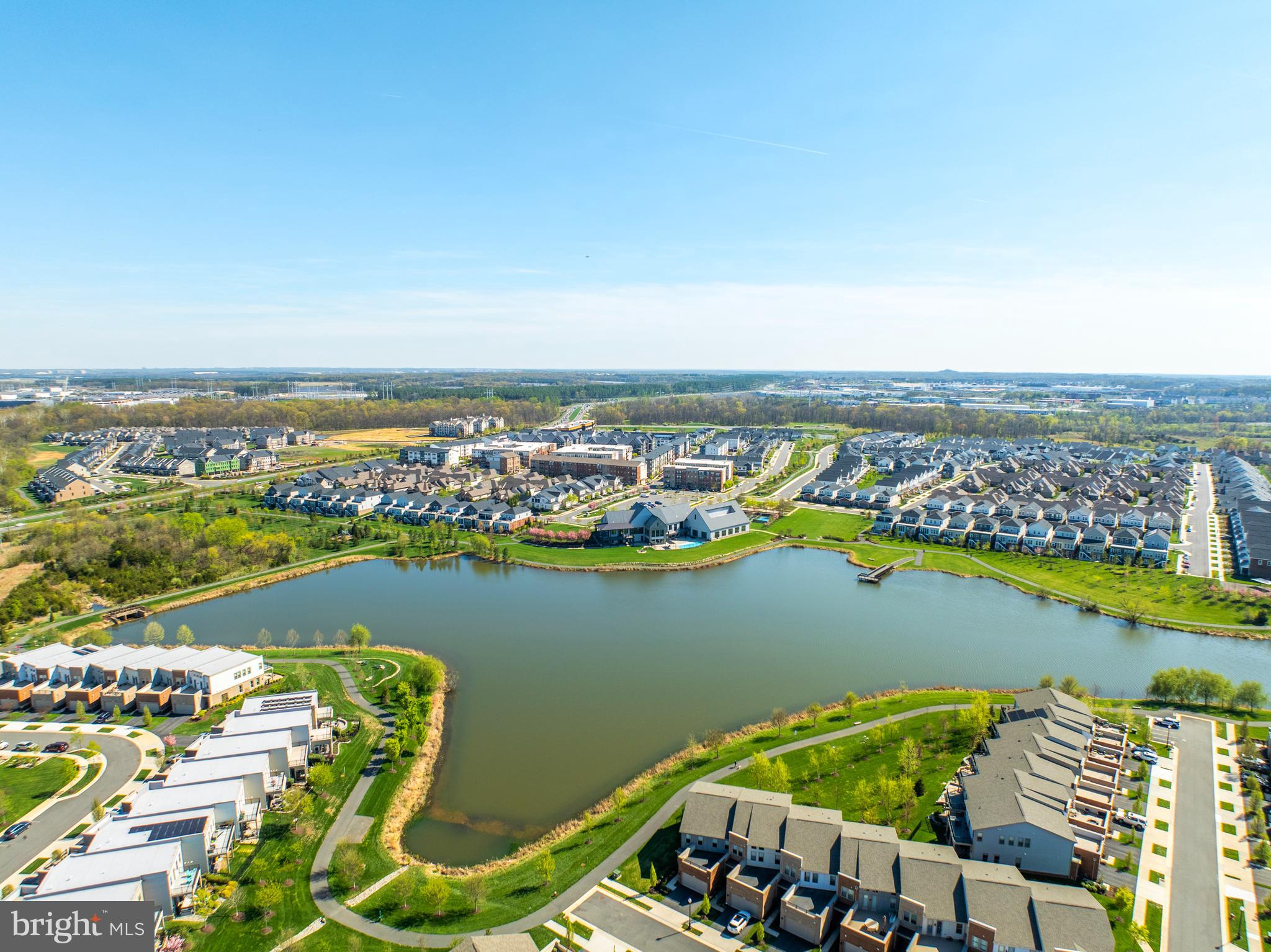 23716 September Sun Square Ashburn, VA 20148 - Photo 46 of 48 an aerial view of ocean and residential houses with outdoor space