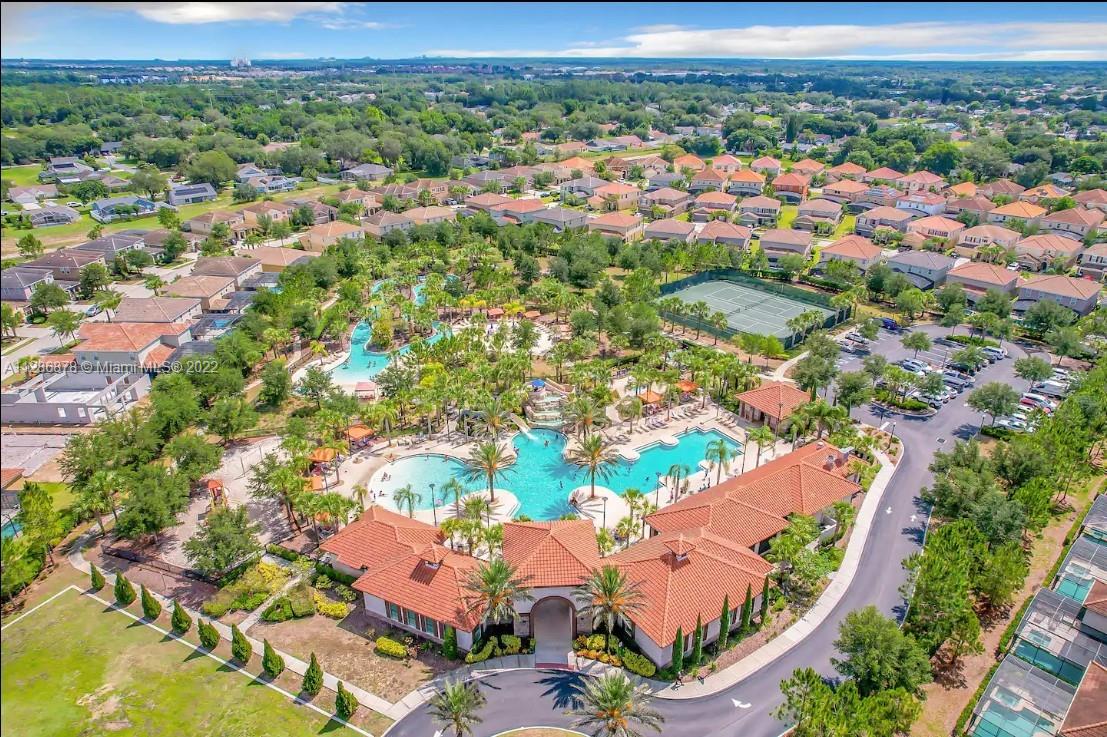 7108 Oakmoss Loop Davenport, FL 33837 - Photo 2 of 20 an aerial view of residential houses with outdoor space and trees