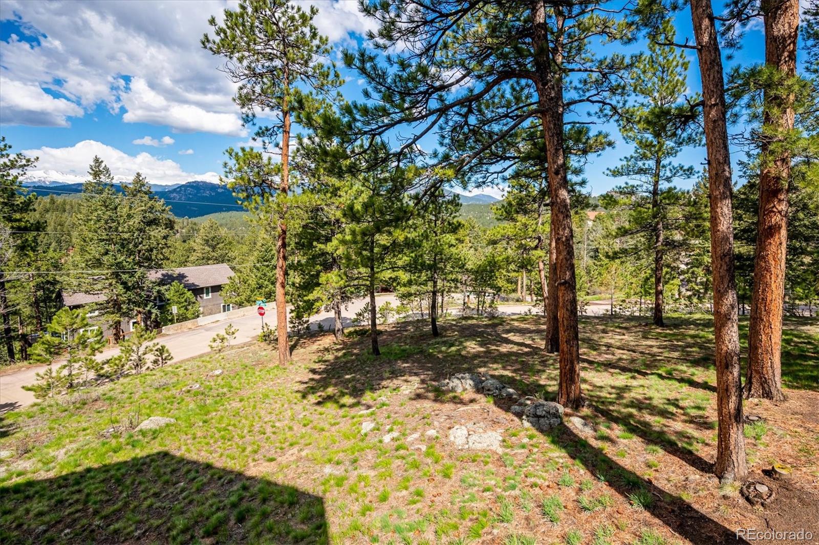 4671 Independence Trail Evergreen, CO 80439 - Photo 27 of 39 a view of a yard with wooden fence