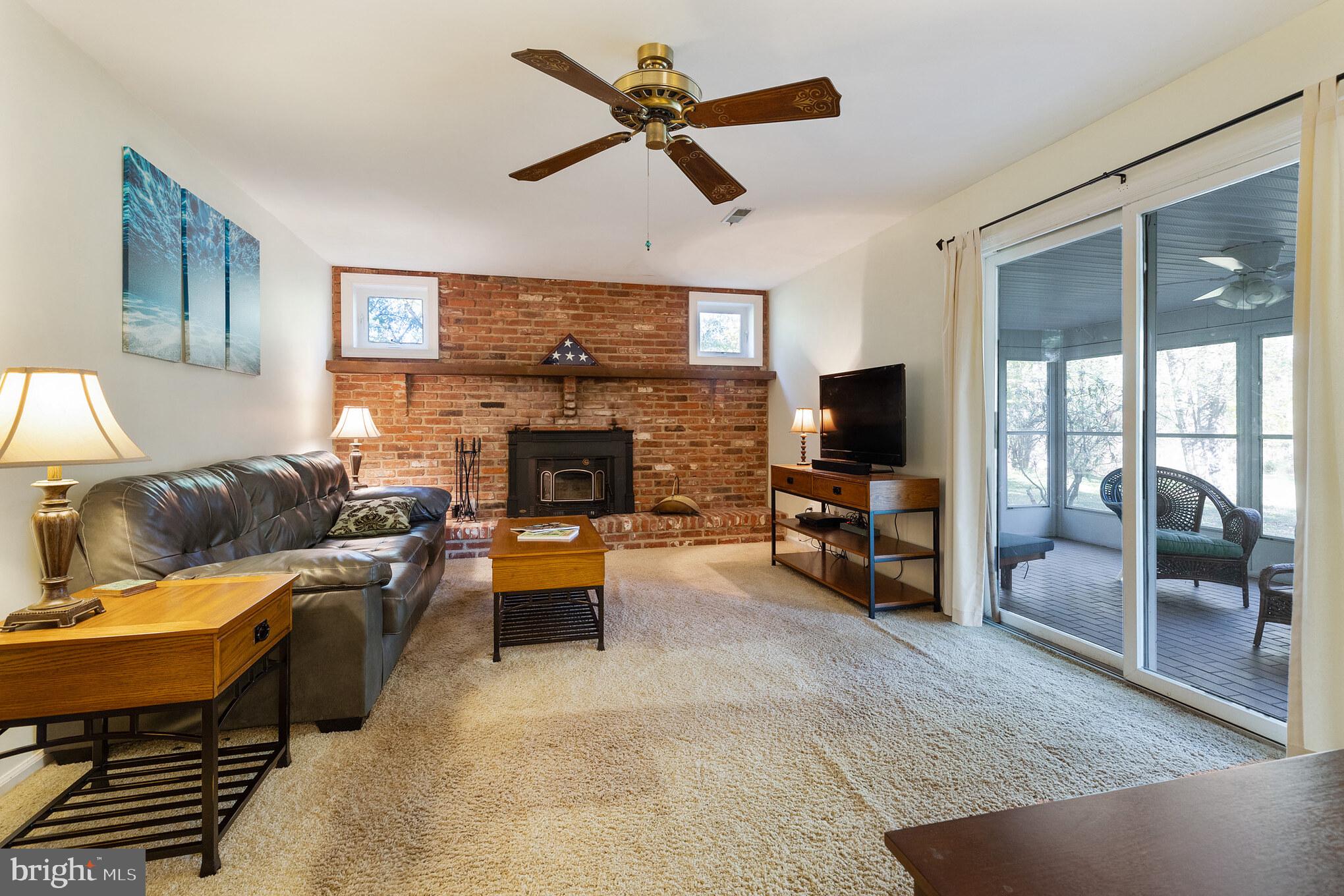 1405 Deer Run Road Hatfield, PA 19440 - Photo 16 of 35 Family Room w/ fireplace w/ wood burning insert!