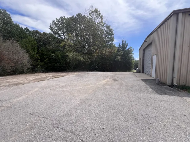 a backyard of a house