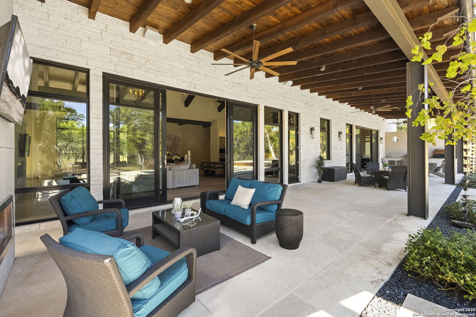 116 Sendero Ridge Boerne, TX 78006 - Photo 49 of 58 a building outdoor space with patio furniture and glass door