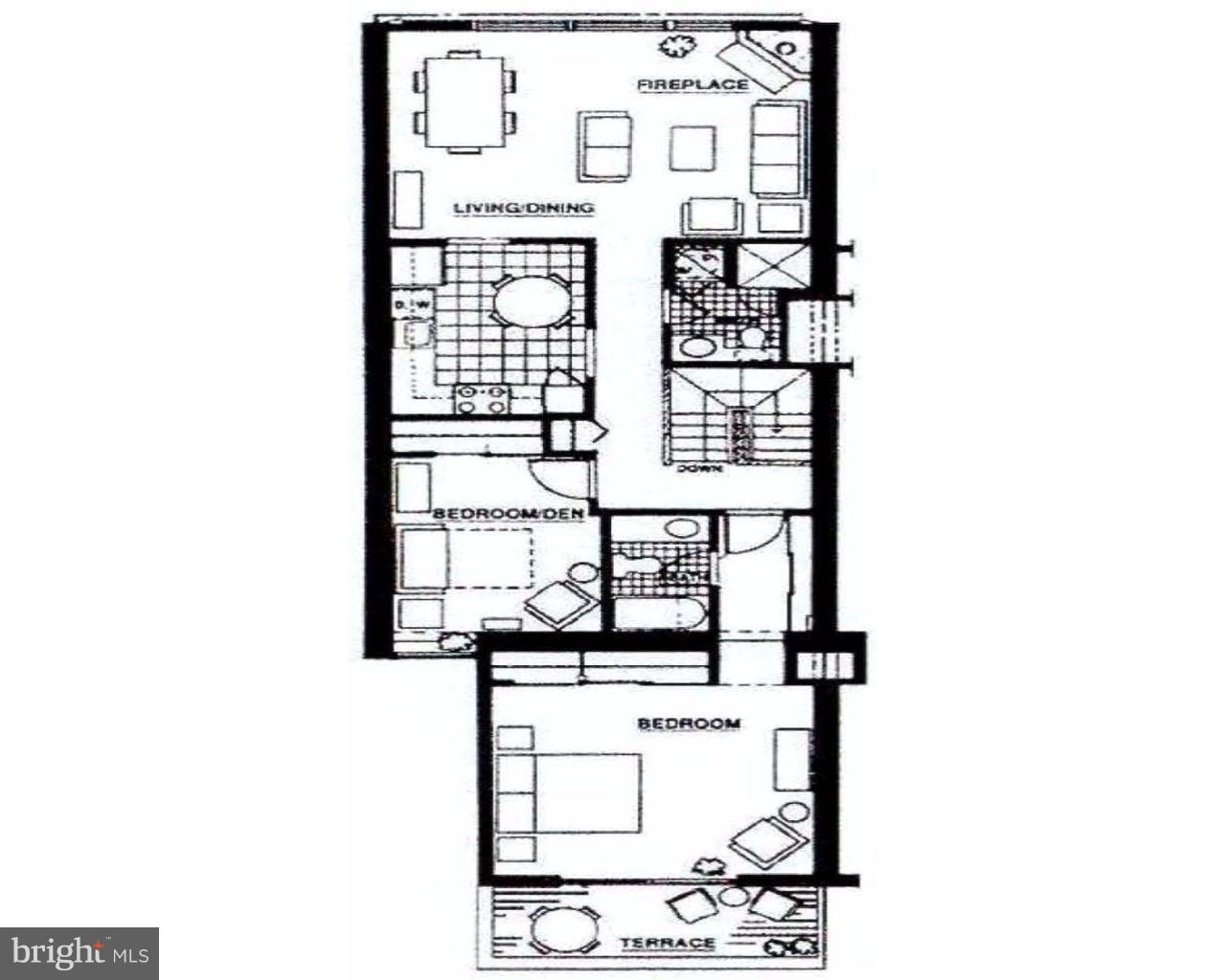 3 North Christopher Columbus Boulevard, Unit 405 Philadelphia, PA 19106 - Photo 12 of 20 a picture of a bench in front of a door